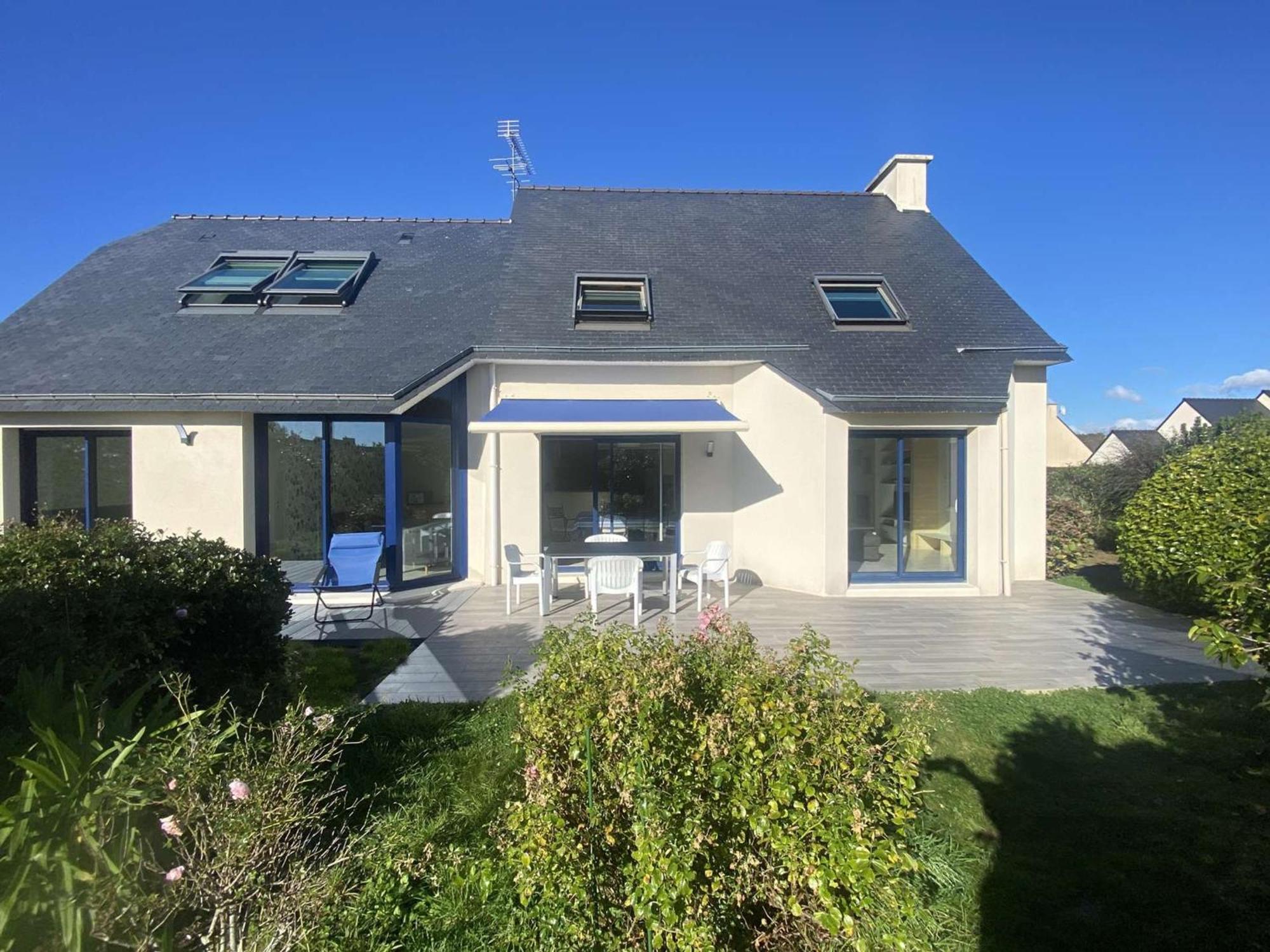 Maison Lumineuse 3 Etoiles, Proche Plages, 4 Chambres, Terrasse Et Jardin A Beg-meil - Fr-1-481-84 *